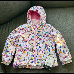 Girls Obermeyer winter jacket size 5, NWT